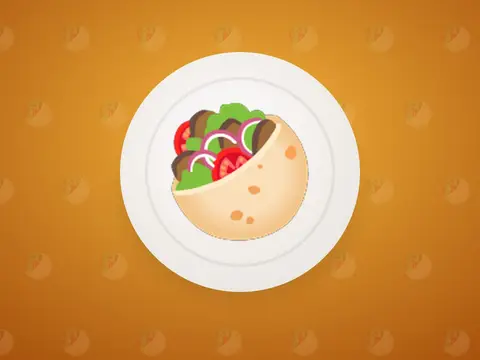 Halloumi Zaatar Wrap